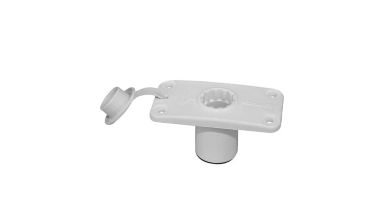 Scotty 244 Flush Deck Mount Straight Bracket - 244-W