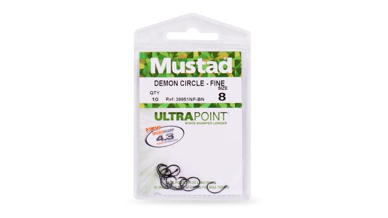 Mustad Demon Perfect Circle Inline Hook - 39951NP-BN-3
