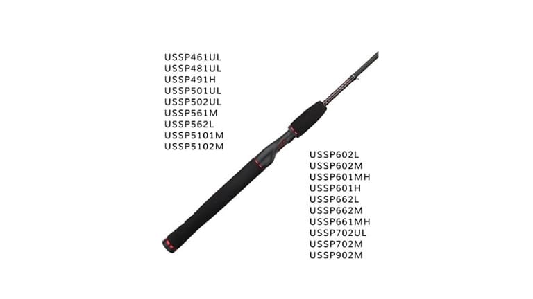 Shakespeare USSP662M Ugly Stik GX2 Spinning Rod