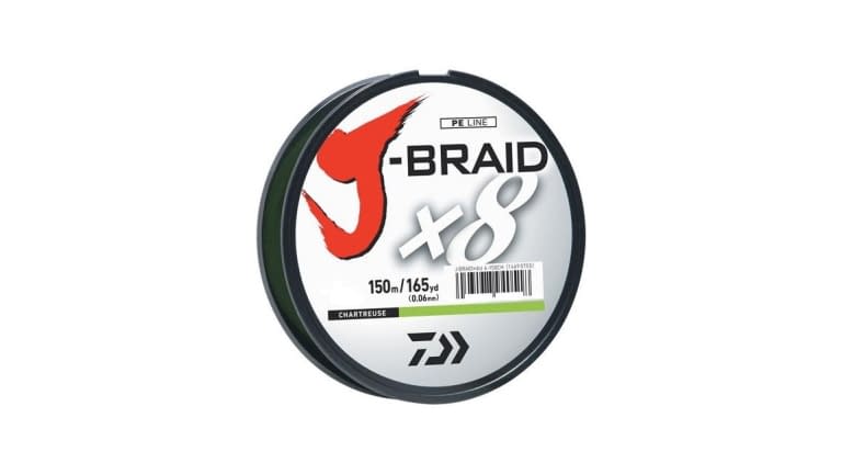 Daiwa J Braid 8 Strand 300yd - JB8U65-300CH