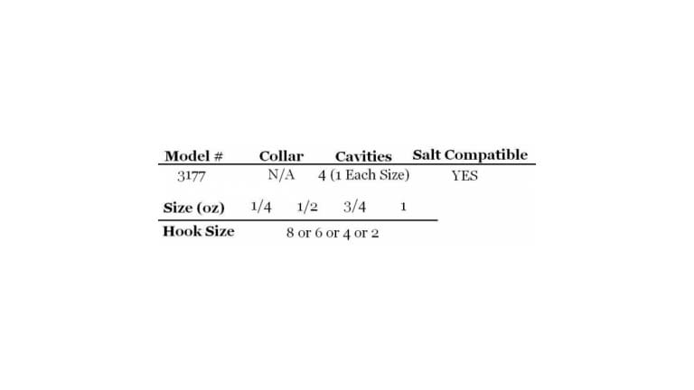 Do-it Casting Spoon Lure Mold - 3177 CC-4-A