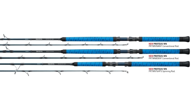 Daiwa Proteus Winn Conventional Rod "Blue" - 76HF