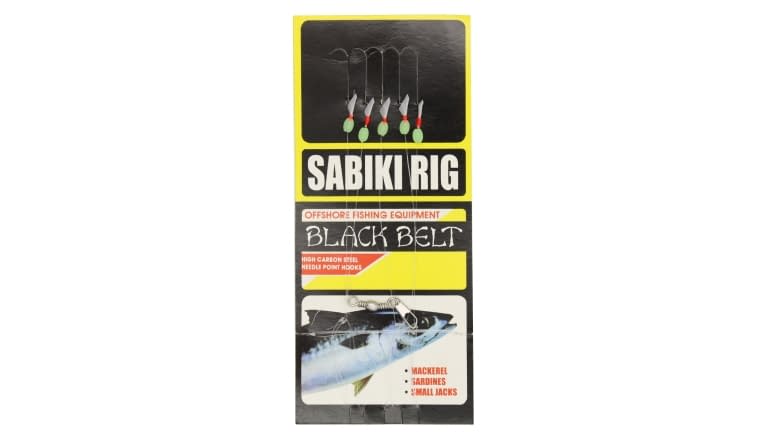 Black Belt Fish Skin Sabiki Rigs