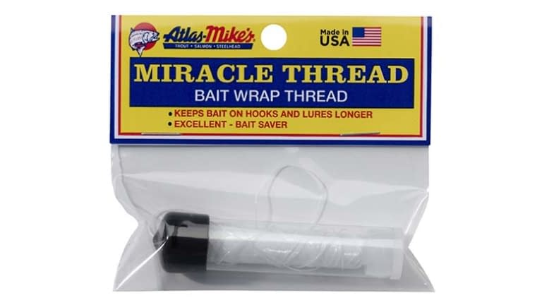 Atlas Mike's 100' Miracle Thread Clear For Spawn Egg & Bait Sack Tying 