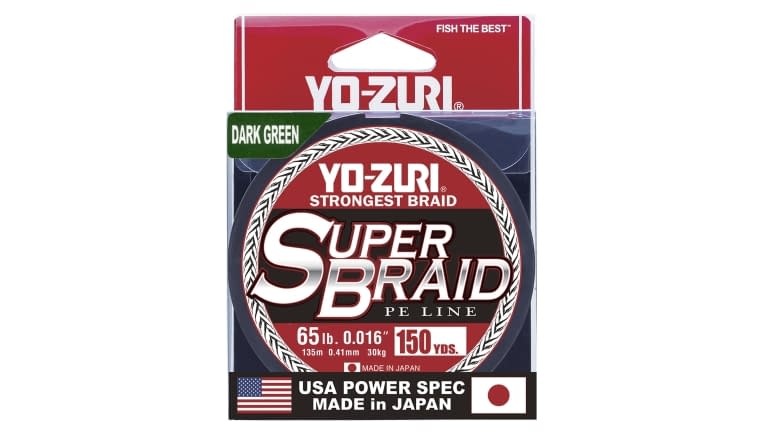 Yo-Zuri SuperBraid 150yd - SB65LBDG150