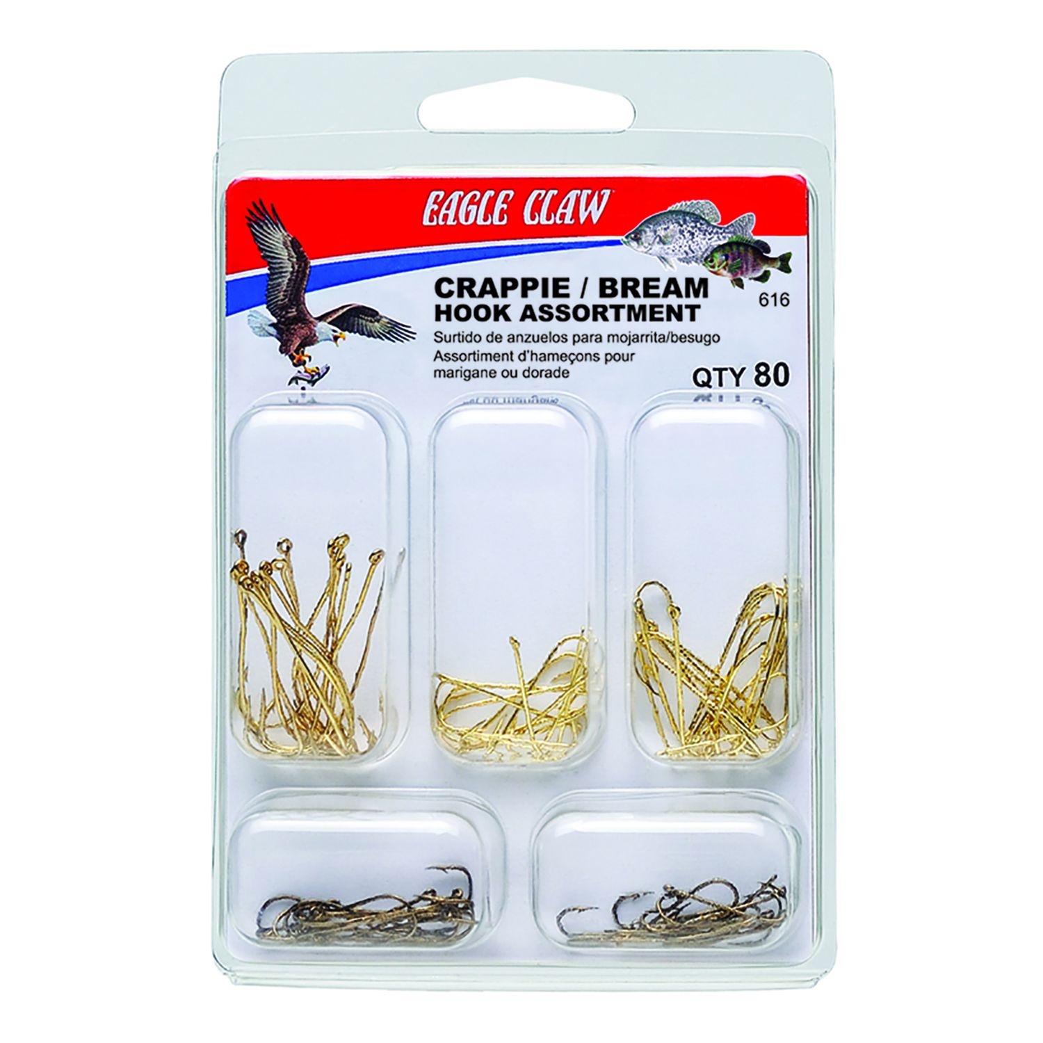 Eagle Claw Crappie/Bream Hook Assortment