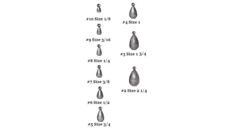 Water Gremlin Snap Lock Dipsey Sinkers