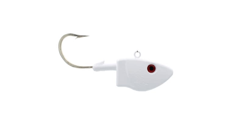 Dolphin Tackle Painted Big Game Arrowhead Jig Head - PKAHE16-12WH