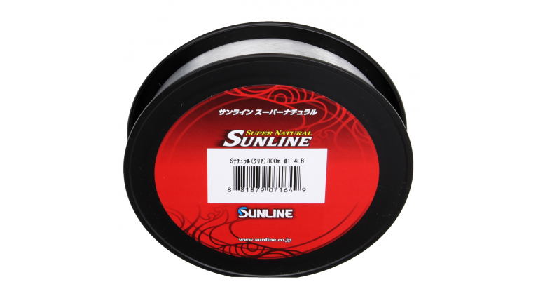 Sunline Super Natural Monofilament 330yd - Super_Mono_Sunline_spool_clear
