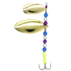 Silvertron Spinner Double Blade - Style: Gold Salmon Candy
