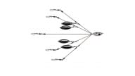 Picasso School-E-Rig Bait Ball Finesse Umbrella Rig - N - Thumbnail