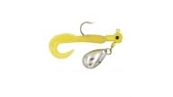 Anglers King Panfish Jig Curl Tail - AKPJ-16-YEL - Thumbnail