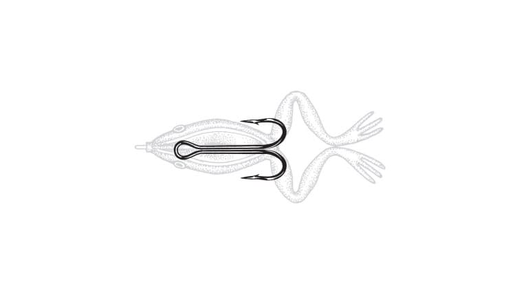 Owner Double Frog Hook - 5671-rig