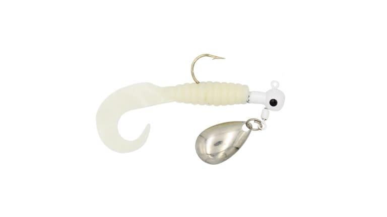 Anglers King Panfish Jig Curl Tail - AKPJ-16-WHT