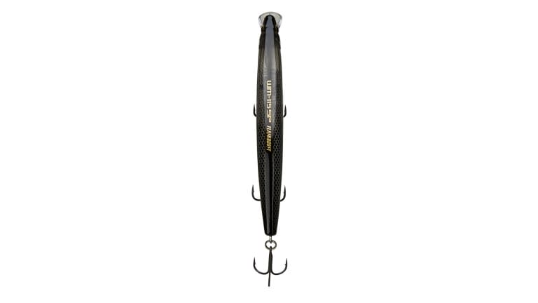 Shimano World Minnow Flash Boost Jerkbaits - Shimano_World_Minnow_Black_Silver-top