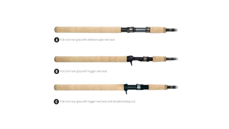 Okuma SST "A" Series Cork Grip Casting Rods - SSTa-Cork-Rod-Butts