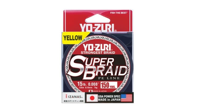Yo-Zuri SuperBraid 150yd - SB15LBYL150